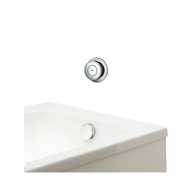 Aqualisa  Quartz Classic Bath Filler With Digital Control - Standard - Chrome