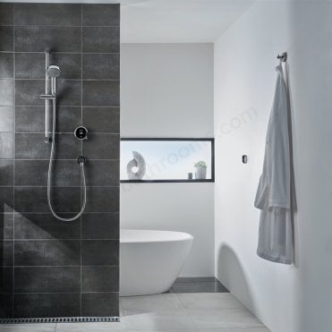 Aqualisa Quartz Touch Concealed Shower With Slide Rail Kit - Standard - Chrome