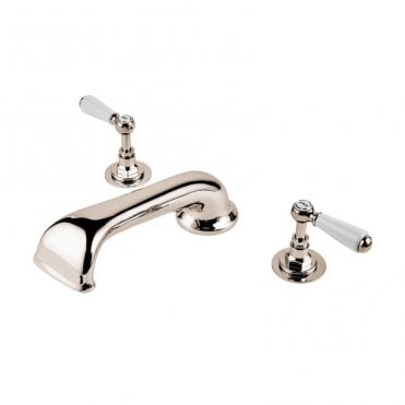 Barber Wilsons 3 Hole Deck Mounted Bath Filler Tap Set - R3480