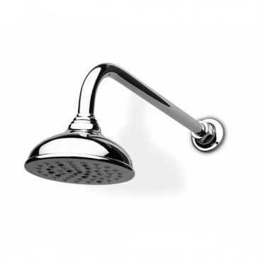 Barber Wilsons 5" Shower Rose With 17 1/2" Shower Arm & Back Inlet - PS16