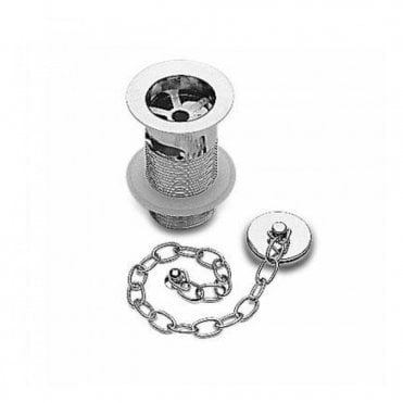 Barber Wilsons Basin Waste With Brass Plug & Chain - 3410