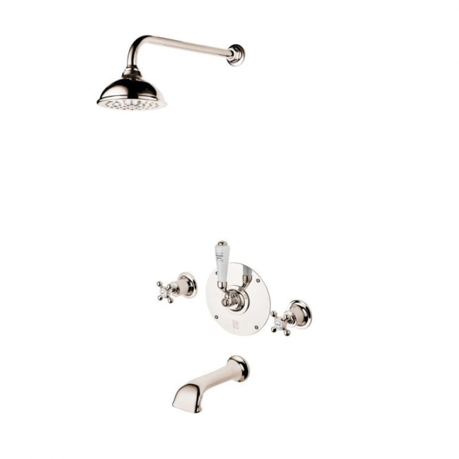 Barber Wilsons  Concealed Bath Tap & Shower Head Mixer Set - R3452SET