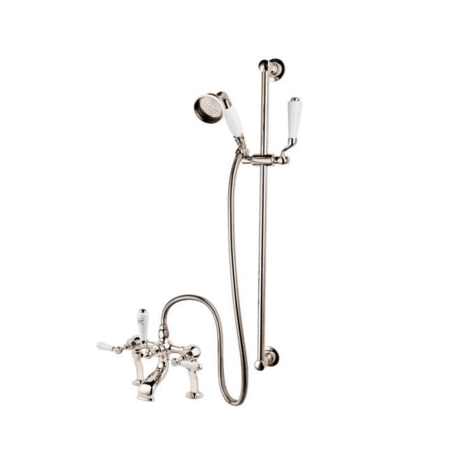 Barber Wilsons  Deck Mounted Bath Shower Mixer & Slider Rail - R4305
