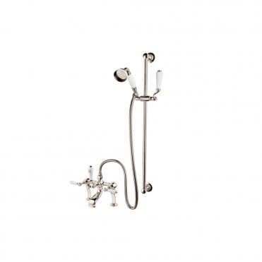 Barber Wilsons Deck Mounted Bath Shower Mixer & Slider Rail - R4305