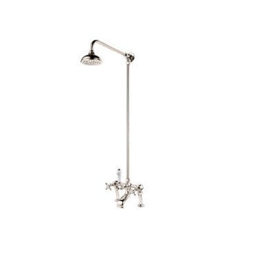 Barber Wilsons Deck Mounted Bath Shower Mixer With Fixed Over Head Shower - 4301