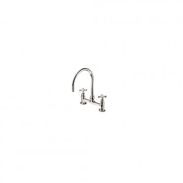 Barber Wilsons Deck Mounted Kitchen Mixer with Increased Height Swivel Spout R1010-IH