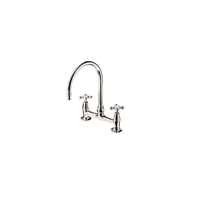 Barber Wilsons  Deck Mounted Kitchen Mixer with Standard Height Swivel Spout R1010