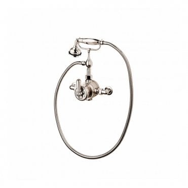 Barber Wilsons Exposed Thermostatic Shower Mixer With Handspray & Cradle - R6002CU