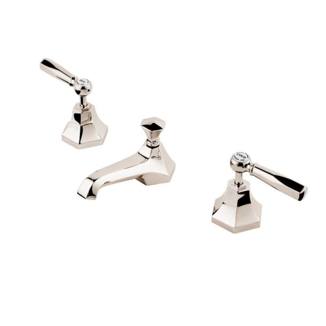 Barber Wilsons  Mastercraft 3-hole Basin Mixer Tap With Basin Waste 140mm Spout -  MC6455