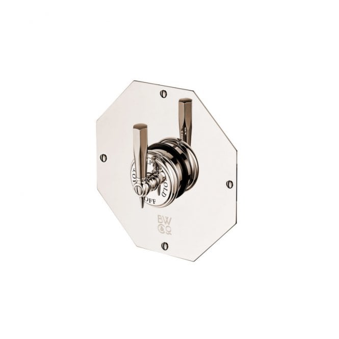 Barber Wilsons Mastercraft Concealed Thermostatic Shower Valve with Octagonal Wall Plate