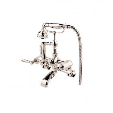 Barber Wilsons Mastercraft Wall Mounted Bath Shower Mixer Tap With Hand Shower & Cradle -  MC4308