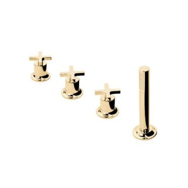 Barber Wilsons Milne, Bath Mixer with Diverter and Hand Shower
