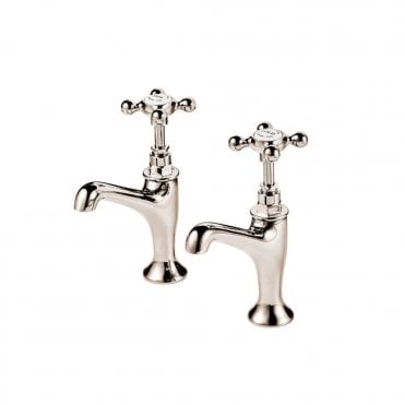Barber Wilsons Pillar Kitchen Sink Taps With Raised Nozzle Pair - R106