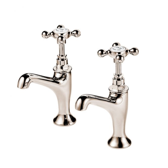 Barber Wilsons  Pillar Kitchen Sink Taps With Raised Nozzle Pair - R106