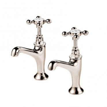 Barber Wilsons Pillar Kitchen Sink Taps With Raised Nozzle Pair - R106