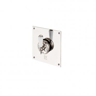 Barber Wilsons Recessed Thermostatic Shower Mixer Square Wall Plate - PS53CSQ