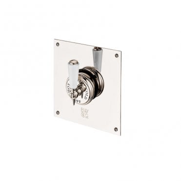 Barber Wilsons Recessed Thermostatic Shower Mixer Square Wall Plate - PS53CSQ