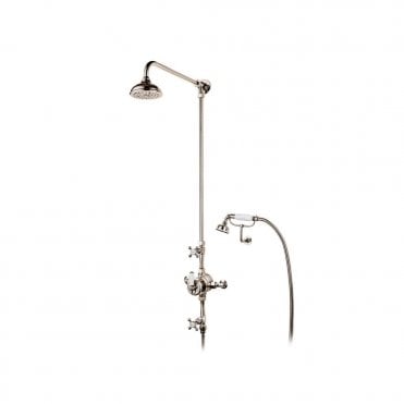 Barber Wilsons Regent R5702CU Thermostatic shower with Separate Valves for Overhead Shower and Hand Spray with Cradle