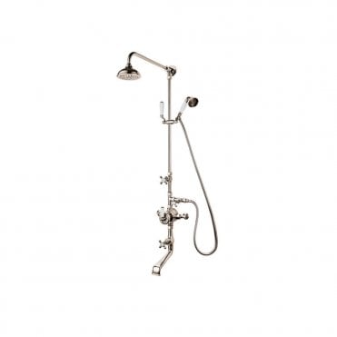 Barber Wilsons Thermostatic Shower & Bath Filler Tap With Main Overhead Shower & Hand Shower R5704CUBA