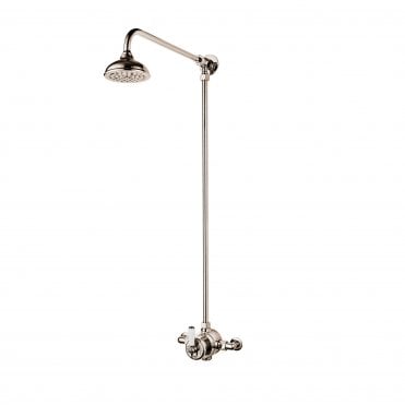 Barber Wilsons Thermostatic Shower Mixer With Fixed Overhead Shower - R5600CU