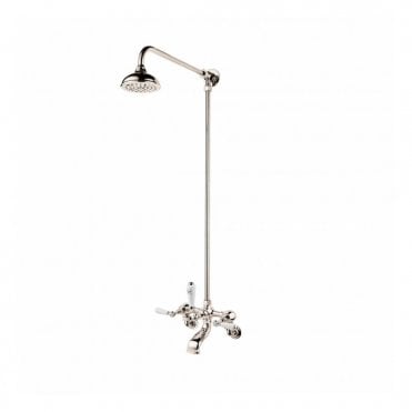 Barber Wilsons Wall Mounted Bath Shower Mixer With Fixed Shower Head - 4302