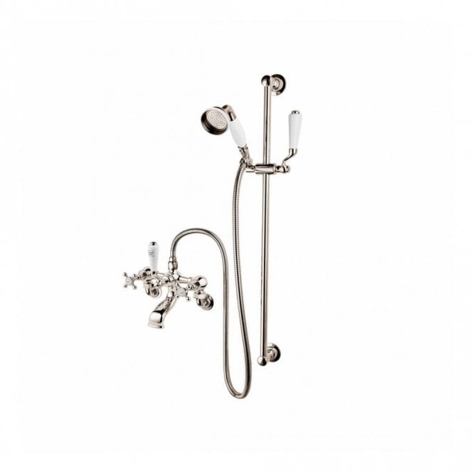Barber Wilsons  Wall Mounted Bath Shower Mixer With Slider Rail - 4306