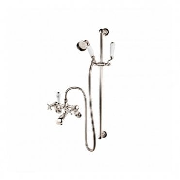 Barber Wilsons Wall Mounted Bath Shower Mixer With Slider Rail - 4306