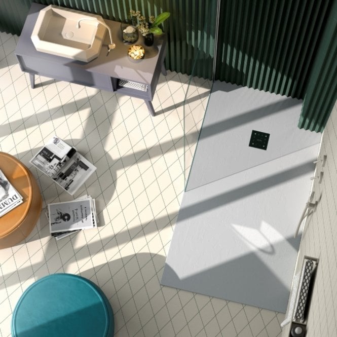 Doccia  Lipari Rectangular Slate Shower Tray-3 Finishes - Cut To Size
