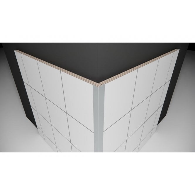 Fibo  Black Small L-Shaped Profile 2.4m