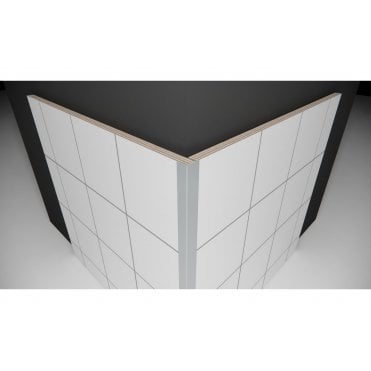 Fibo Black Small L-Shaped Profile 2.4m