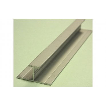 Fibo Polished Chrome H-Shaped Profile