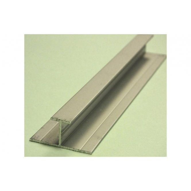 Fibo  Polished Chrome H-Shaped Profile