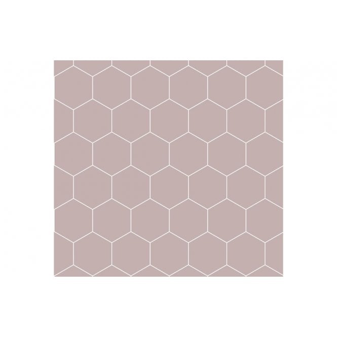 Fibo  Urban Wall Panels - Dusky Pink (Hexagonal)