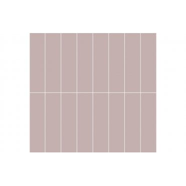 Fibo Urban Wall Panels - Dusky Pink (Stacked Subway)