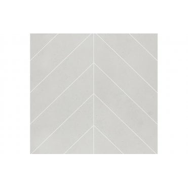 Fibo Urban Wall Panels - Grey Cement (Chevron)