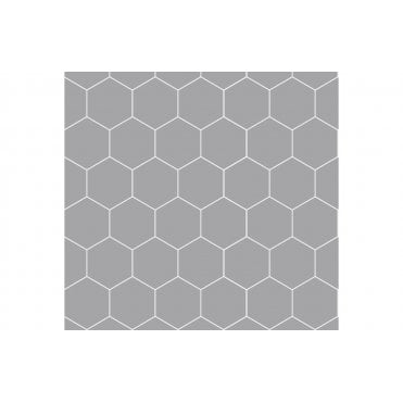 Fibo Urban Wall Panels - Medium Grey (Hexagonal)
