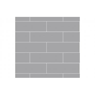 Fibo Urban Wall Panels - Medium Grey (Metro Brick)