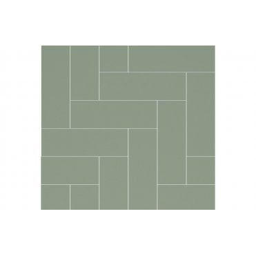 Fibo Urban Wall Panels - Olive Green (Straight Herringbone)