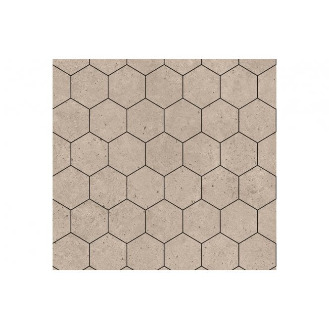 Fibo  Urban Wall Panels - Rough Cement (Hexagonal)