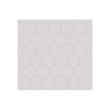 Fibo Urban Wall Panels - White Silk (Hexagonal)