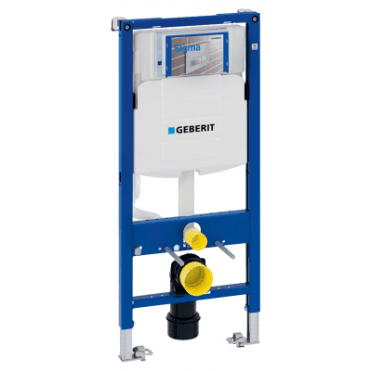 Geberit Duofix UP3201 WC Toilet Frame With 120mm Sigma Cistern-1120mm High-Blue