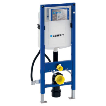 Geberit Duofix WC Toilet Frame With Cistern Sigma for Disabled WC-1120mm High-Blue
