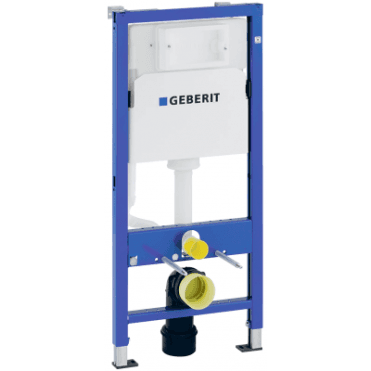 Geberit Duoflix Wall Hung Toilet Frame with Delta Concealed Cistern-1120mm High-Blue
