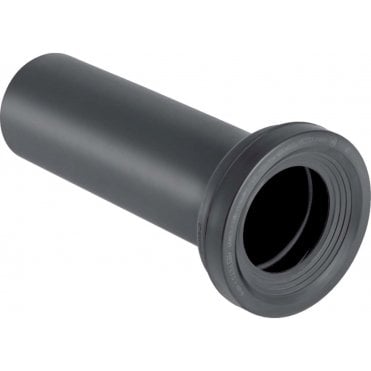 Geberit Monolith Straight Pipe Connector For Floor Wc-Black