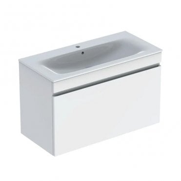 Geberit Renova Plan 1000mm One Drawer Wall Hung Vanity Unit With Basin