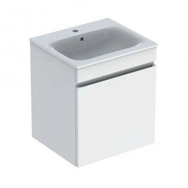 Geberit Renova Plan 550mm Slim Rim Wall Hung Vanity Unit With Basin
