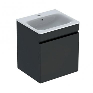 Geberit Renova Plan 550mm Slim Rim Wall Hung Vanity Unit With Basin