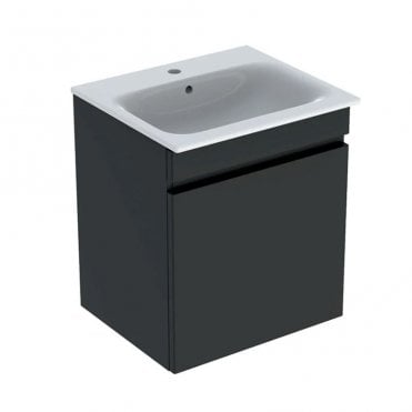 Geberit Renova Plan 600mm Slim Rim Wall Hung Vanity Unit With Basin