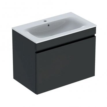 Geberit Renova Plan 800mm Slim Rim Wall Hung Vanity Unit With Basin
