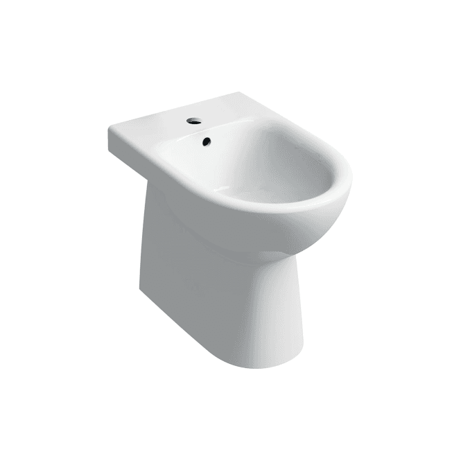 Geberit  Selnova 350mm Back to Wall Bidet-1 Tap Hole
